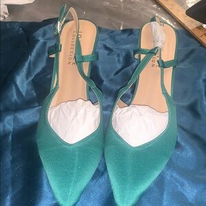 Green Women's Shoes by JM Collection